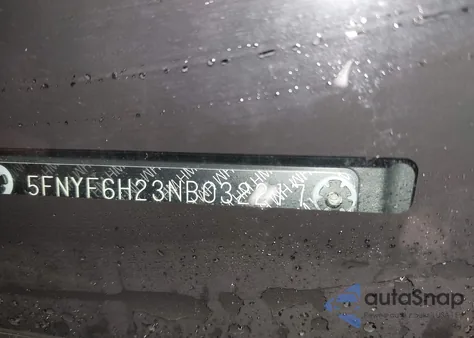 2022 Honda Pilot Awd Special Edition z USA, uszkodzony, nr VIN 5FNYF6H23NB032217